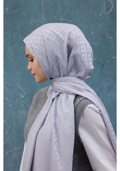 Fall Winter Ipeksi Jakar Şal Gece Mavi 9019-32