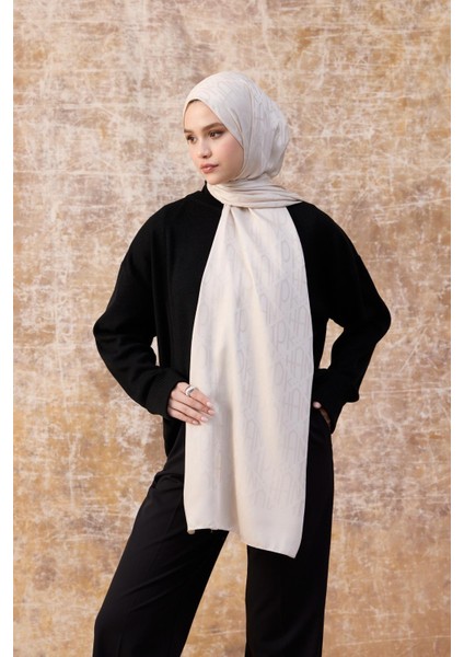 Fall Winter Ipeksi Jakar Şal Leylak 9020-19