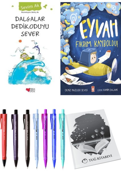 Eyvah Fikrim Kayboldu! ve Dalgalar Dedikoduyu Sever 2'li Set - Kalem