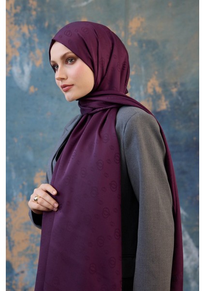 Fall Winter Ipeksi Jakar Şal Gümüş 9018-09 modelleri