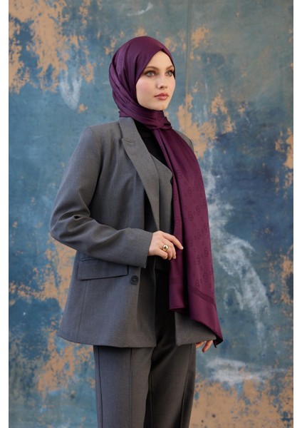 Fall Winter Ipeksi Jakar Şal Gümüş 9018-09 fırsatları