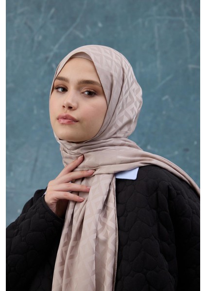 Fall Winter Ipeksi Jakar Şal Gece Mavi 9019-32