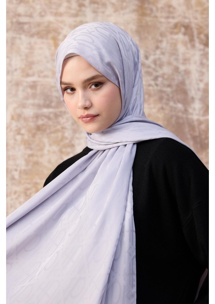 Fall Winter Ipeksi Jakar Şal Leylak 9020-19
