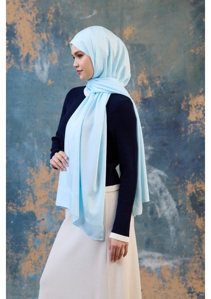 Fall Winter İpeksi Jakar Şal Bebe Mavi 9018-15 modelleri