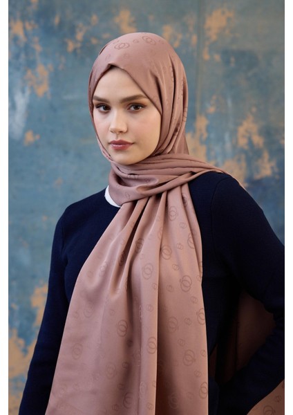 Fall Winter Ipeksi Jakar Şal Gümüş 9018-09