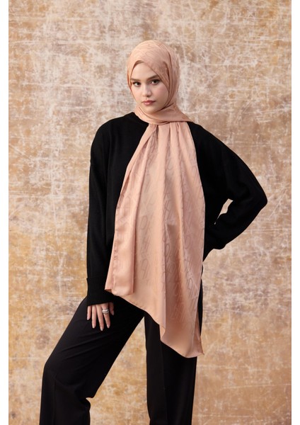 Fall Winter Ipeksi Jakar Şal Leylak 9020-19