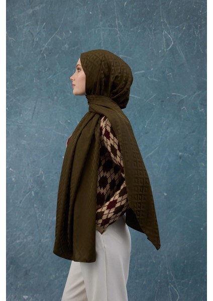 Fall Winter Ipeksi Jakar Şal Gece Mavi 9019-32 modelleri