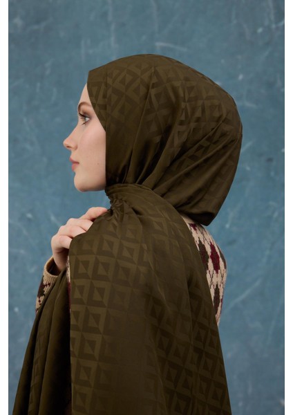 Fall Winter Ipeksi Jakar Şal Gece Mavi 9019-32 fırsatları