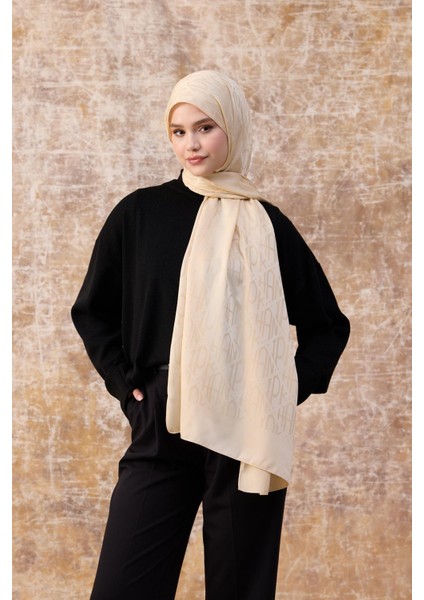Fall Winter Ipeksi Jakar Şal Leylak 9020-19