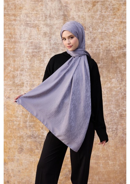 Fall Winter Ipeksi Jakar Şal Leylak 9020-19 fiyatları