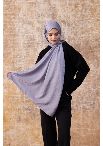 Fall Winter Ipeksi Jakar Şal Leylak 9020-19 modelleri