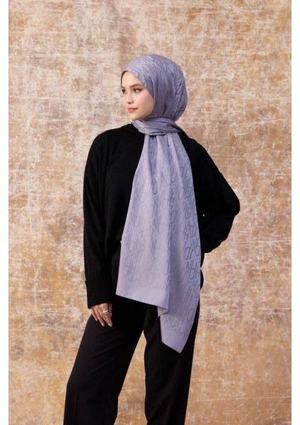 Fall Winter Ipeksi Jakar Şal Leylak 9020-19 fırsatları