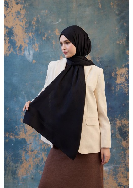 Fall Winter İpeksi Jakar Şal Siyah 9018-06 fiyatları