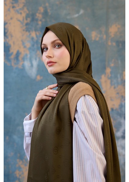 Fall Winter Ipeksi Jakar Şal Gümüş 9018-09 modelleri