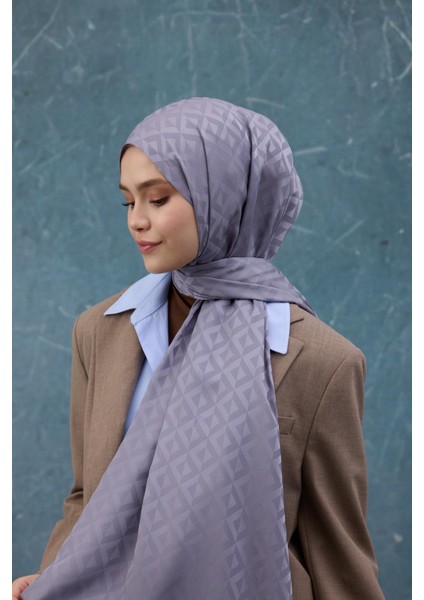 Fall Winter Ipeksi Jakar Şal Gece Mavi 9019-32 modelleri