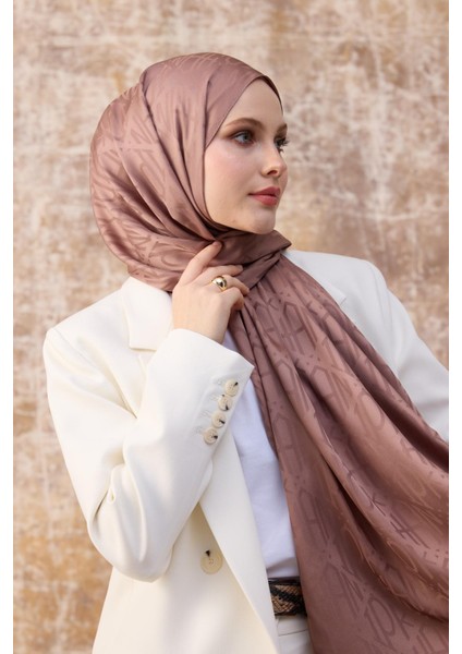 Fall Winter Ipeksi Jakar Şal Leylak 9020-19