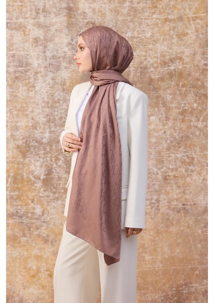 Fall Winter Ipeksi Jakar Şal Leylak 9020-19