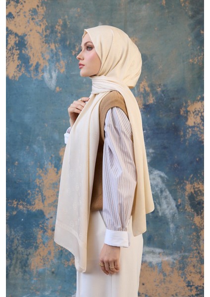 Fall Winter İpeksi Jakar Şal Bej 9018-26 modelleri