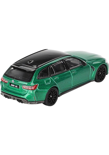 764 Bmw M3 Competition Touring Isle Of Man Green Metallic Lhd Model Araba