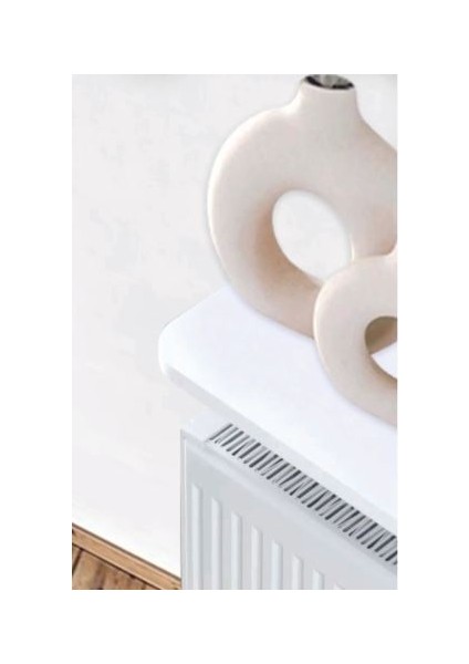 Beyaz Petek Üstü Tak Çıkar , Uçan Raf & Dresuar Duvar Montajsız Oval Kesim 60 cm