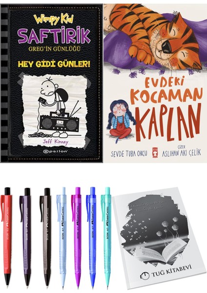 Evdeki Kocaman Kaplan ve Saftirik 10 Hey Gidi Günler! 2'li Set - Kalem