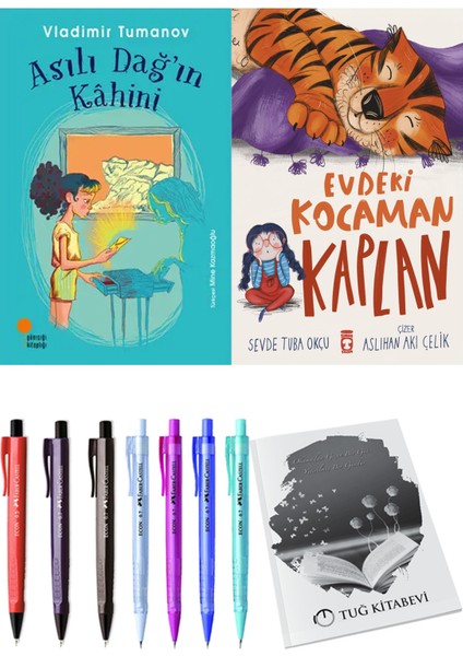 Evdeki Kocaman Kaplan ve Asılı Dağ'ın Kahini 2'li Set - Kalem
