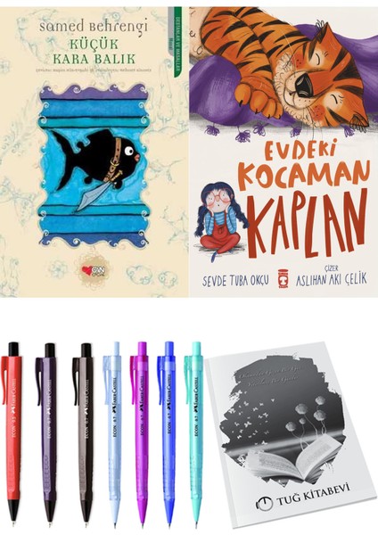 Evdeki Kocaman Kaplan ve Küçük Kara Balık 2'li Set - Kalem