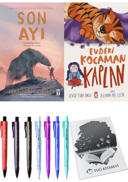 Evdeki Kocaman Kaplan ve Son Ayı 2'li Set - Kalem