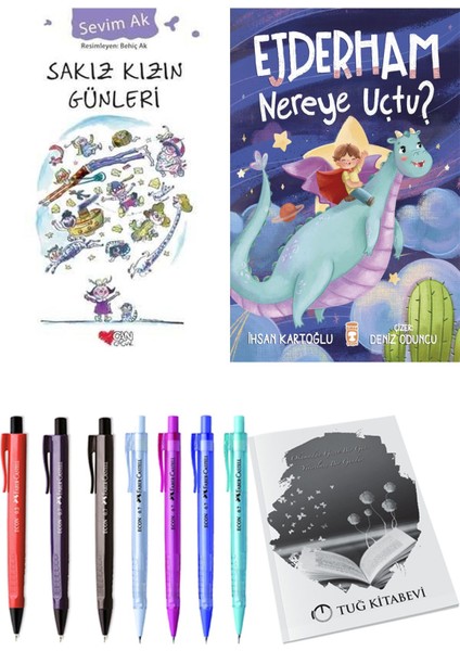 Ejderham Nereye Uçtu? ve Sakız Kızın Günleri 2'li Set - Kalem