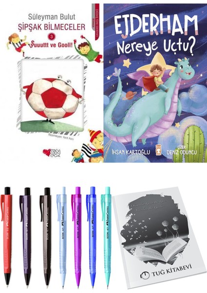 Ejderham Nereye Uçtu? ve Şipşak Bilmeceler 3 2'li Set - Kalem