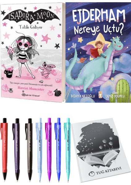 Ejderham Nereye Uçtu? ve Isadora Moon 11 Tatile Gidiyor 2'li Set - Kalem
