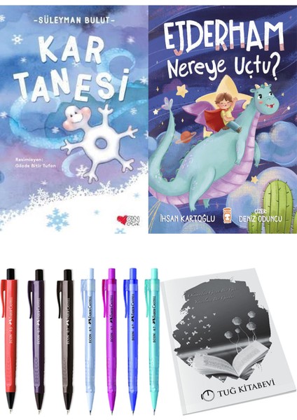 Ejderham Nereye Uçtu? ve Kar Tanesi 2'li Set - Kalem