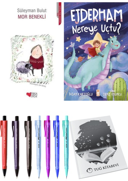 Ejderham Nereye Uçtu? ve Mor Benekli 2'li Set - Kalem