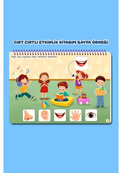 Minik Dahiler: Konuşmayı ve Dikkati Geliştiren Cırt Cırtlı Etkinlik Kitabım 2-4 Yaş - Montessori Uyumlu Eğitici Oyuncaklar, Okul Öncesi Eğitim Kitapları