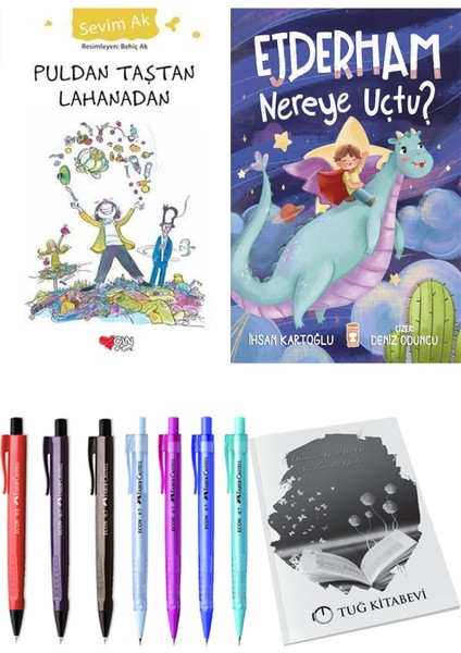 Ejderham Nereye Uçtu? ve Puldan Taştan Lahanadan 2'li Set - Kalem