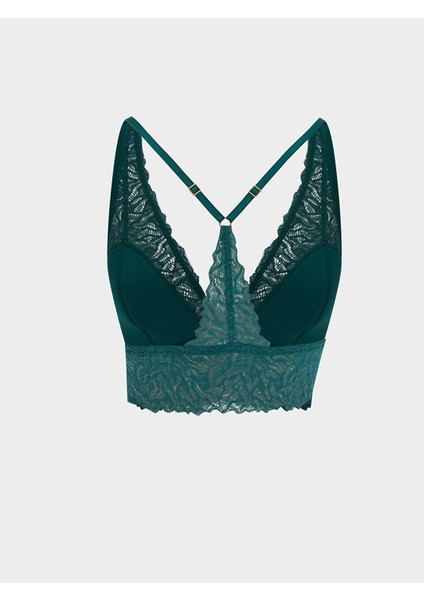 Lcw Dream Koyu Yeşil Balensiz Dolgusuz Dantelli Bralet fiyatları
