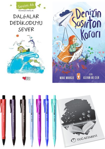 Deniz'in Şaşırtan Kararı ve Dalgalar Dedikoduyu Sever 2'li Set - Kalem