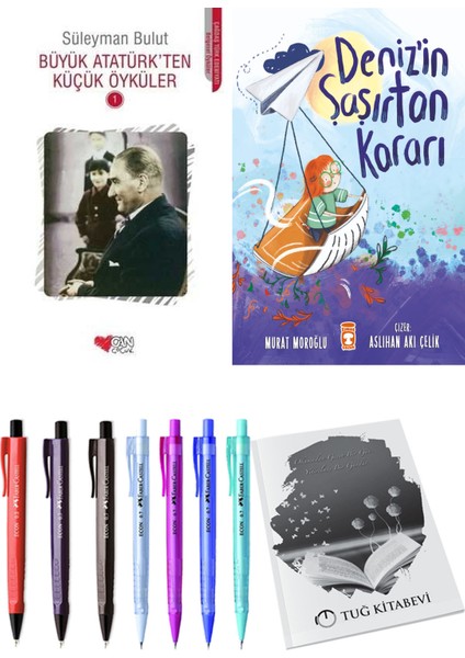 Deniz'in Şaşırtan Kararı ve Büyük Atatürk'ten Küçük Öyküler 1 2li Set