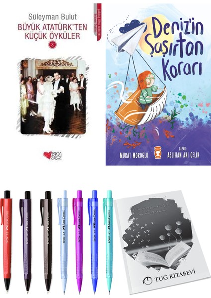 Deniz'in Şaşırtan Kararı ve Büyük Atatürk'ten Küçük Öyküler 3 2'li Set - Kalem