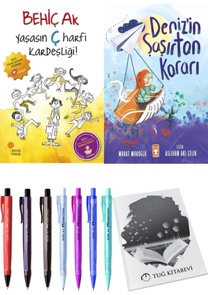 Deniz'in Şaşırtan Kararı ve Yaşasın Ç Harfi Kardeşliği 2'li Set - Kalem