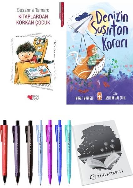 Deniz'in Şaşırtan Kararı ve Kitaplardan Korkan Çocuk 2li Set