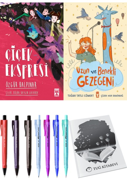 Uzun ve Benekli Gezegeni ve Çiçek Ekspresi 2li Set