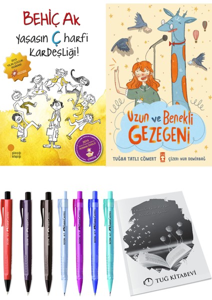 Uzun ve Benekli Gezegeni ve Yaşasın Ç Harfi Kardeşliği 2li Set