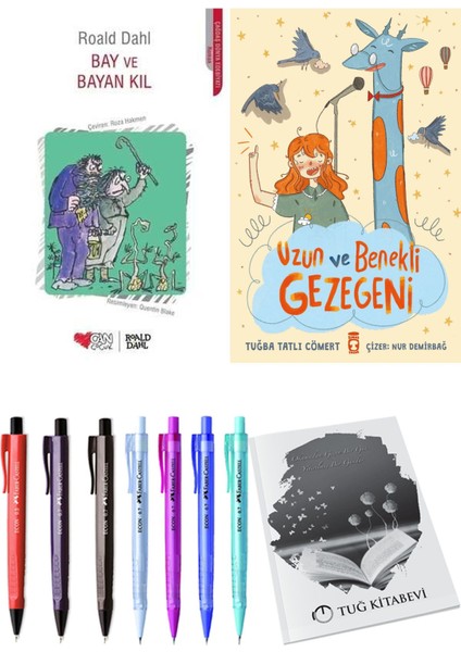 Uzun ve Benekli Gezegeni ve Bay ve Bayan Kıl 2li Set