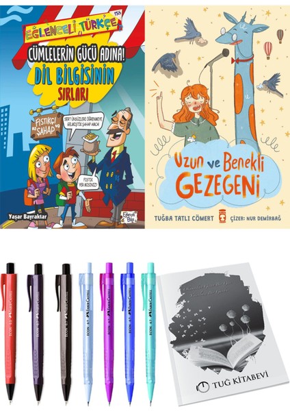 Uzun ve Benekli Gezegeni ve Cümlelerin Gücü Adına! Dil Bilgisinin Sırları 2li Set
