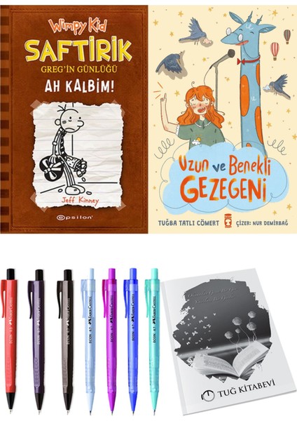 Uzun ve Benekli Gezegeni ve Saftirik 7 Ah Kalbim! 2li Set