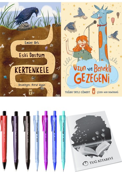 Uzun ve Benekli Gezegeni ve Eski Dostum Kertenkele 2li Set