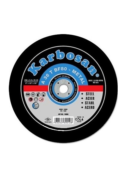 115 x 2,5 x 16 Metal Kesici