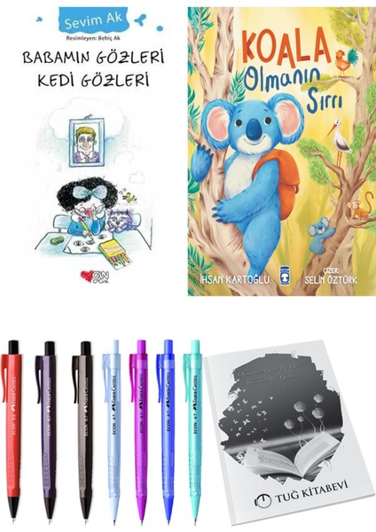 Koala Olmanın Sırrı ve Babamın Gözleri Kedi Gözleri 2li Set