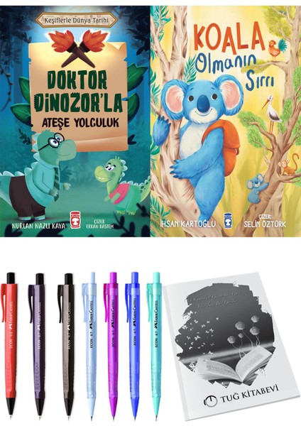 Koala Olmanın Sırrı ve Doktor Dinozor'la Ateşe Yolculuk 2li Set